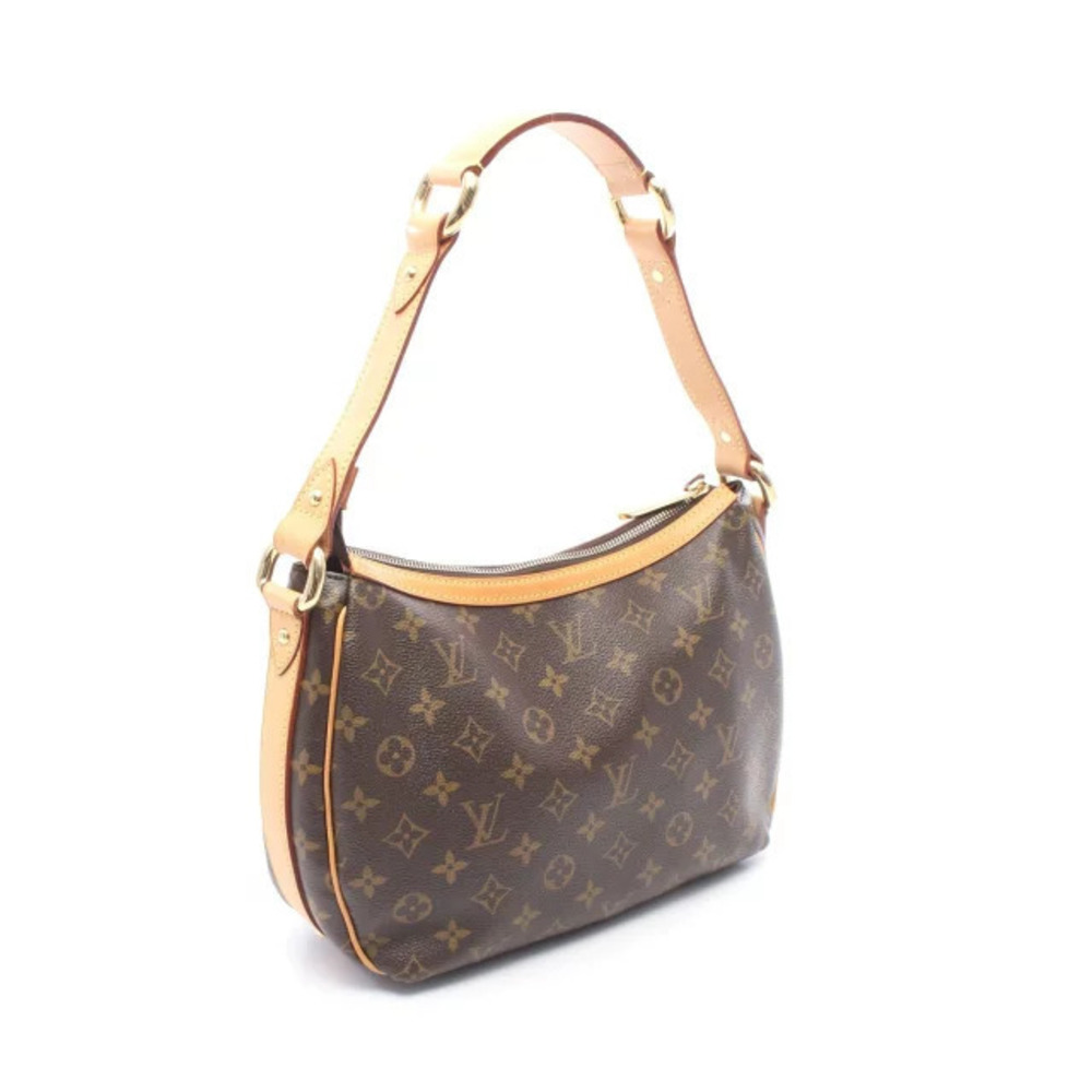 Louis Vuitton Tulum Bag Leather Shoulder Monogram Canvas Brown